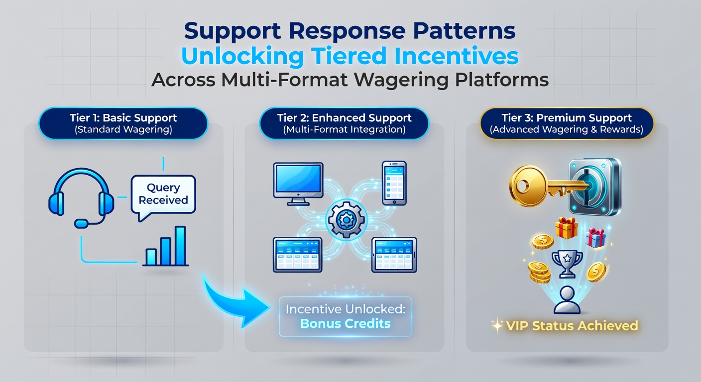 Support-Interaktionen auf einer Multi-Format-Wettplattform mit gestaffelten Anreizen
